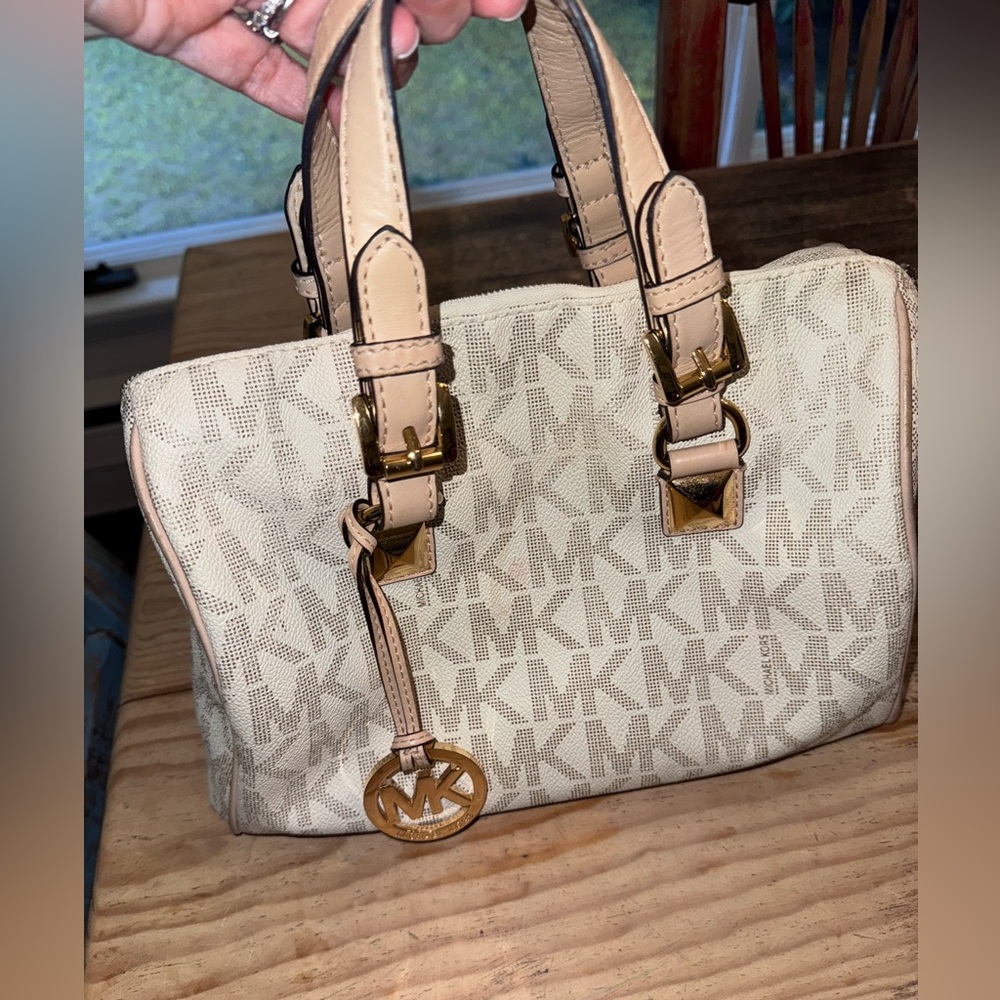 Michael Kors Logo Grayson Duffel Satchel Tote bag